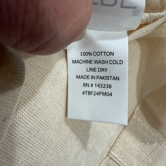 Smiley Canvas Tote Bag - Cream, everyday use - Picture 5 of 5